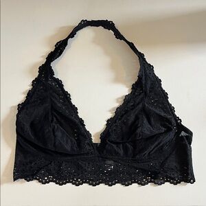 B‎ Tempted Black Lace Bralette XL